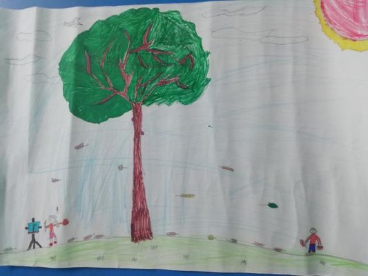 小学生二年级艺术作品图片大全图片（二年级艺术绘画作品）-图3