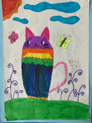 小学生二年级艺术作品图片大全图片（二年级艺术绘画作品）-图2