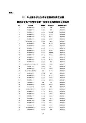 浙江省生科竞赛（2021年浙江省生物竞赛）-图3