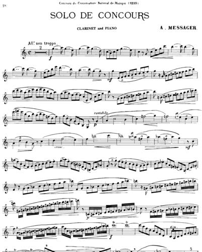 单簧管竞赛伴奏谱（单簧管年会曲目）