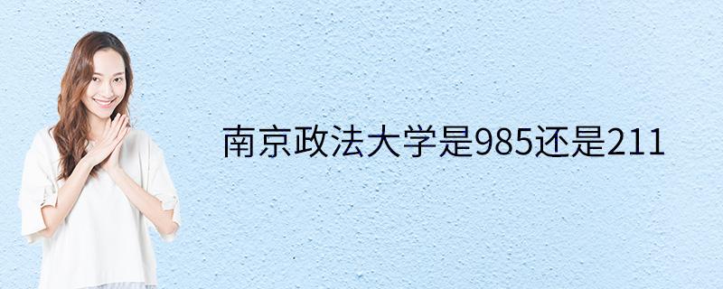 南京政法大学是985还是211（南京政法大学是211吗）
