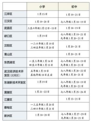 武汉汉阳小学生期末考试时间（汉阳区小学期末考试时间）-图1