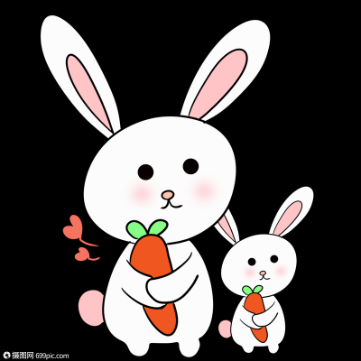 小学生兔子图片（小学生兔子图片卡通）-图3